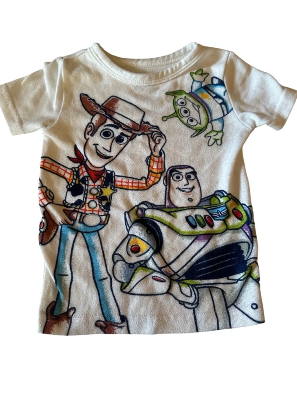 Disney Pixar Toy Story Buzz & Woody Pajama Top Only 4t